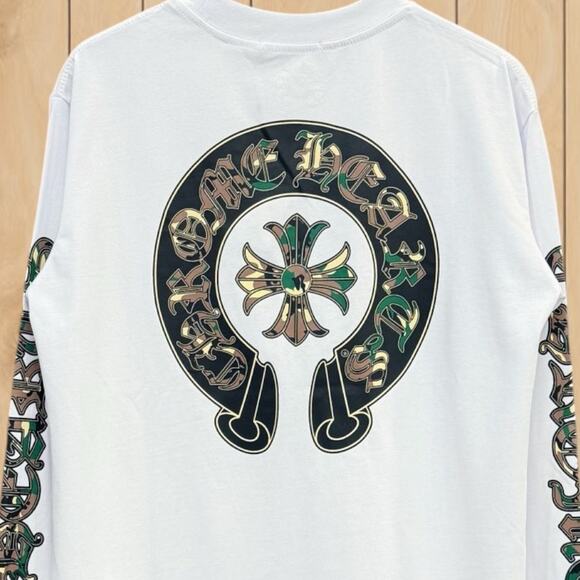 Chrome Hearts Men's Classic White Long Sleeve Shirt - Picture 4 of 4